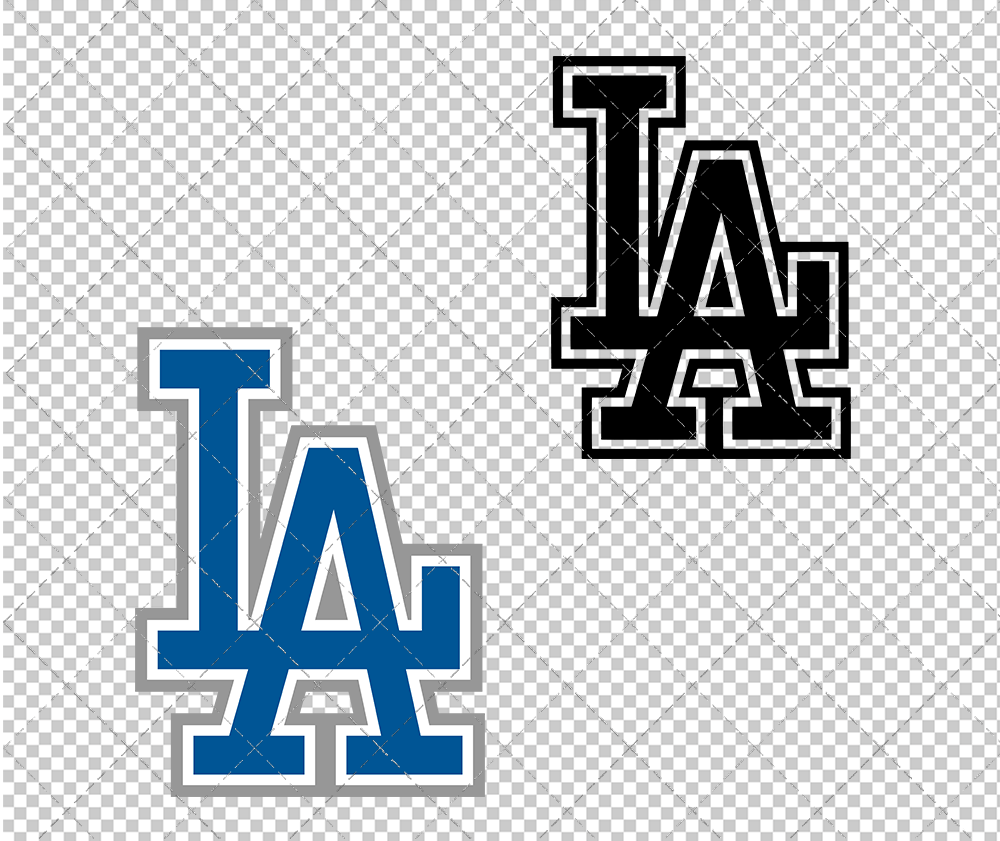 Los Angeles Dodgers Alternate 2002, Svg, Dxf, Eps, Png - SvgShopArt