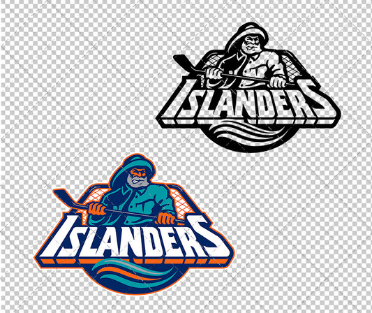 New York Islanders 1995, Svg, Dxf, Eps, Png - SvgShopArt