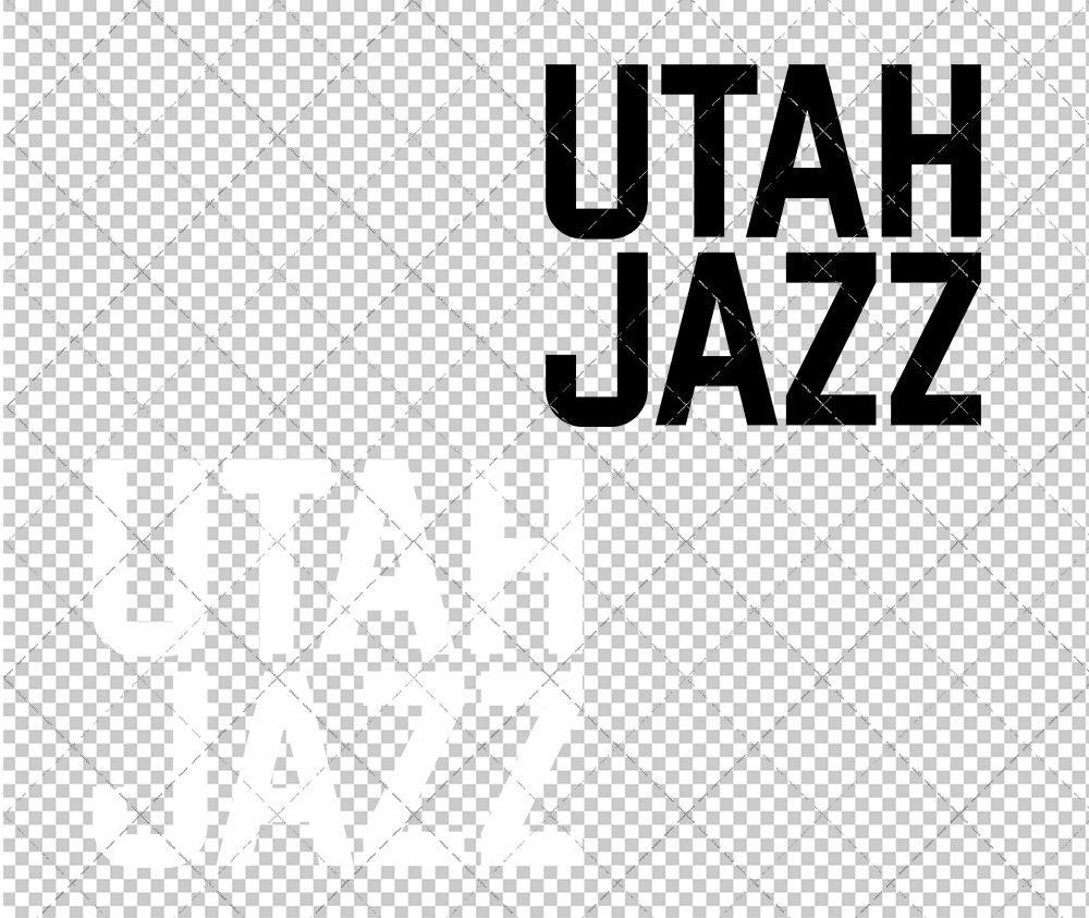 Utah Jazz Wordmark 2022 002, Svg, Dxf, Eps, Png - SvgShopArt