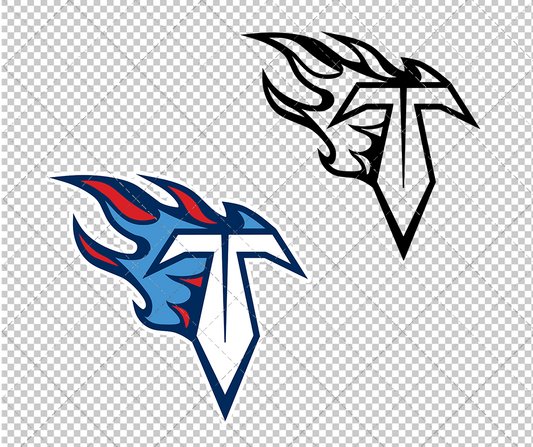 Tennessee Titans Concept 1999 006, Svg, Dxf, Eps, Png - SvgShopArt