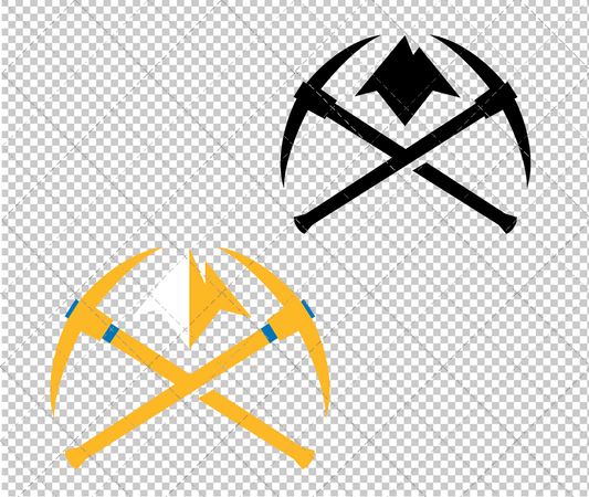 Denver Nuggets Concept 2007, Svg, Dxf, Eps, Png - SvgShopArt