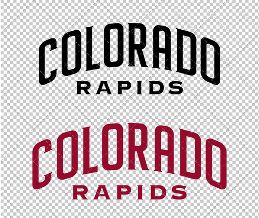 Colorado Rapids Wordmark 2007, Svg, Dxf, Eps, Png - SvgShopArt