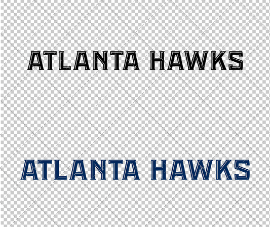 Atlanta Hawks Wordmark 2007 002, Svg, Dxf, Eps, Png - SvgShopArt