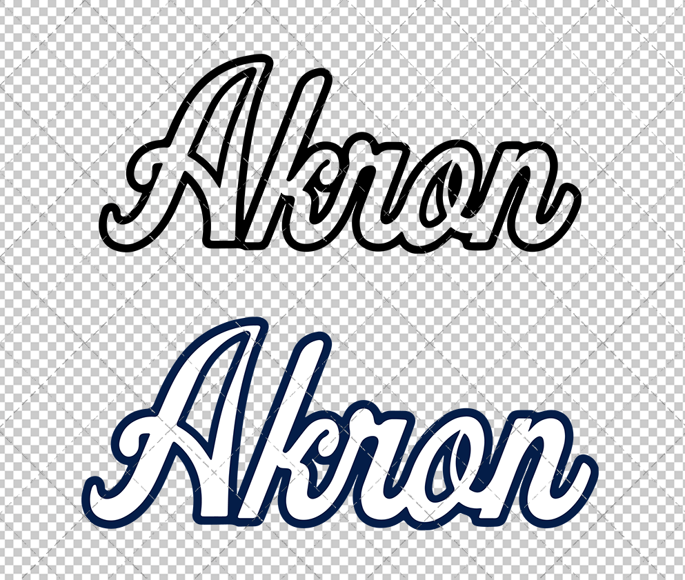 Akron Zips 2021, Svg, Dxf, Eps, Png - SvgShopArt