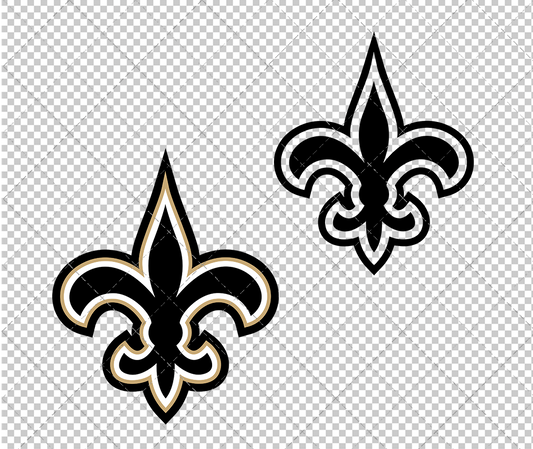 New Orleans Saints Alternate 2002, Svg, Dxf, Eps, Png - SvgShopArt