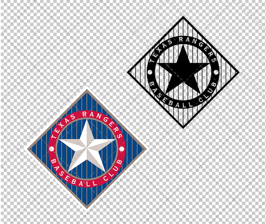 Texas Rangers 1994, Svg, Dxf, Eps, Png - SvgShopArt