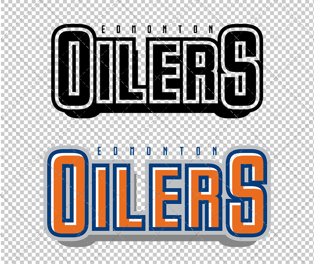 Edmonton Oilers Wordmark 2011, Svg, Dxf, Eps, Png - SvgShopArt