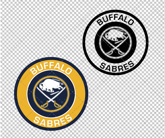 Buffalo Sabres Circle 2010 003, Svg, Dxf, Eps, Png - SvgShopArt