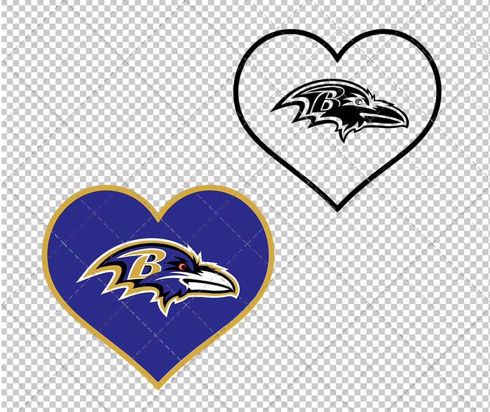 Baltimore Ravens Concept 1999, Svg, Dxf, Eps, Png - SvgShopArt