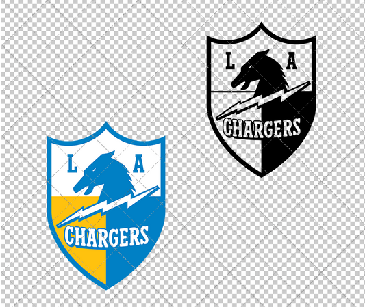 Los Angeles Chargers Alternate 2018, Svg, Dxf, Eps, Png - SvgShopArt