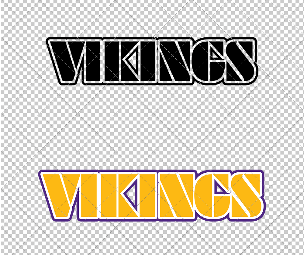 Minnesota Vikings Wordmark 1972 004, Svg, Dxf, Eps, Png - SvgShopArt