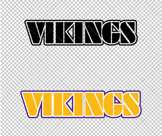 Minnesota Vikings Wordmark 1972 004, Svg, Dxf, Eps, Png - SvgShopArt