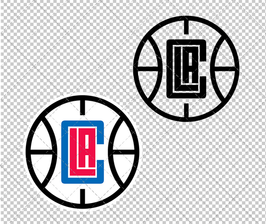 Los Angeles Clippers Alternate 2015, Svg, Dxf, Eps, Png - SvgShopArt
