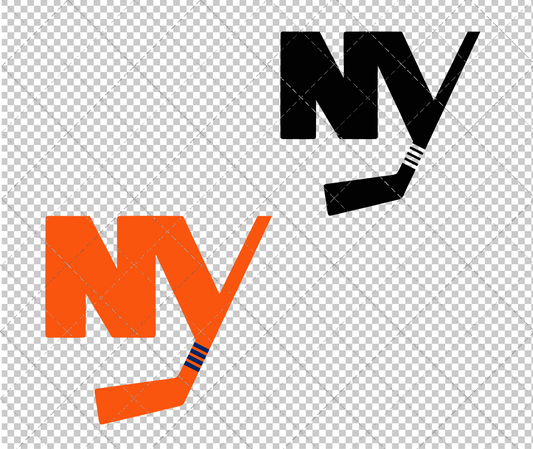 New York Islanders Jersey 2017 002, Svg, Dxf, Eps, Png - SvgShopArt