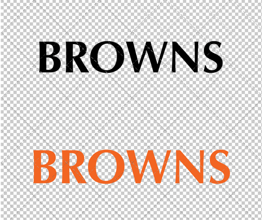 Cleveland Browns Wordmark 1972 002, Svg, Dxf, Eps, Png - SvgShopArt