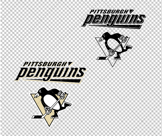 Pittsburgh Penguins Alternate 2006, Svg, Dxf, Eps, Png - SvgShopArt