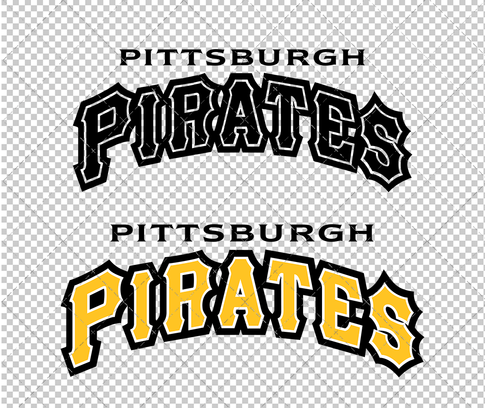 Pittsburgh Pirates Wordmark 2011 002, Svg, Dxf, Eps, Png - SvgShopArt