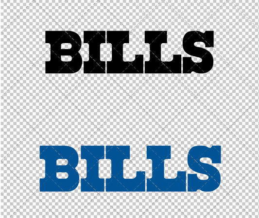 Buffalo Bills Wordmark 1972, Svg, Dxf, Eps, Png - SvgShopArt