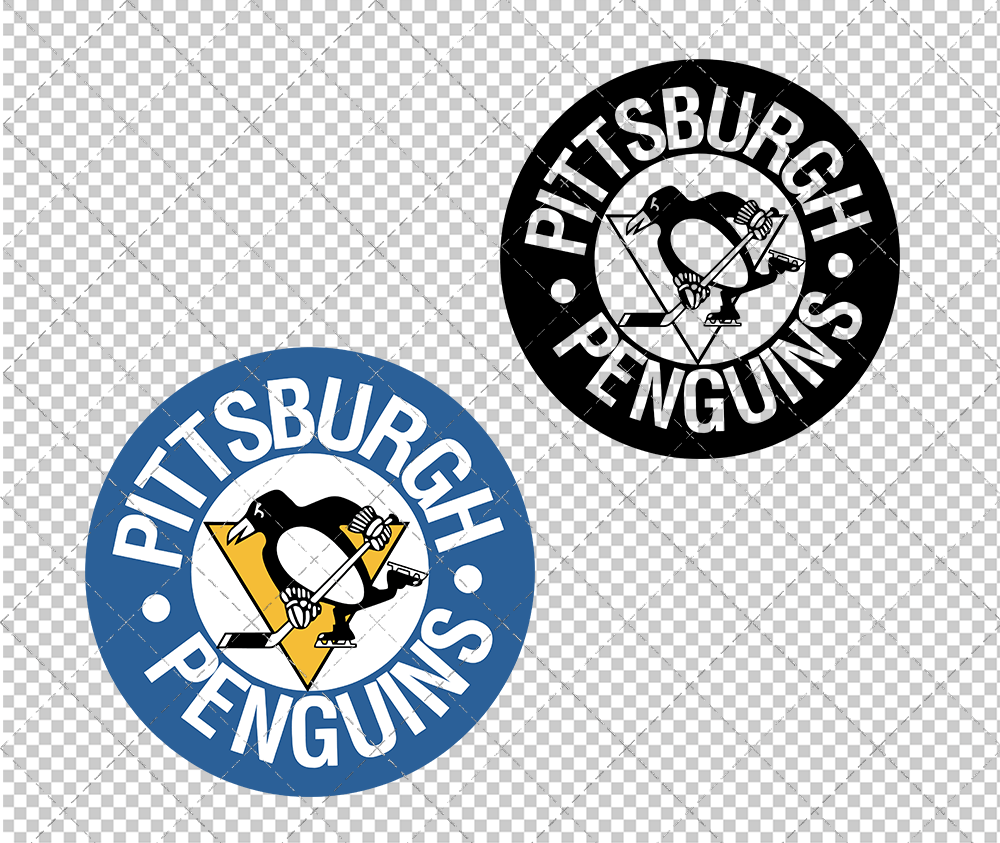 Pittsburgh Penguins Concept 1968, Svg, Dxf, Eps, Png - SvgShopArt