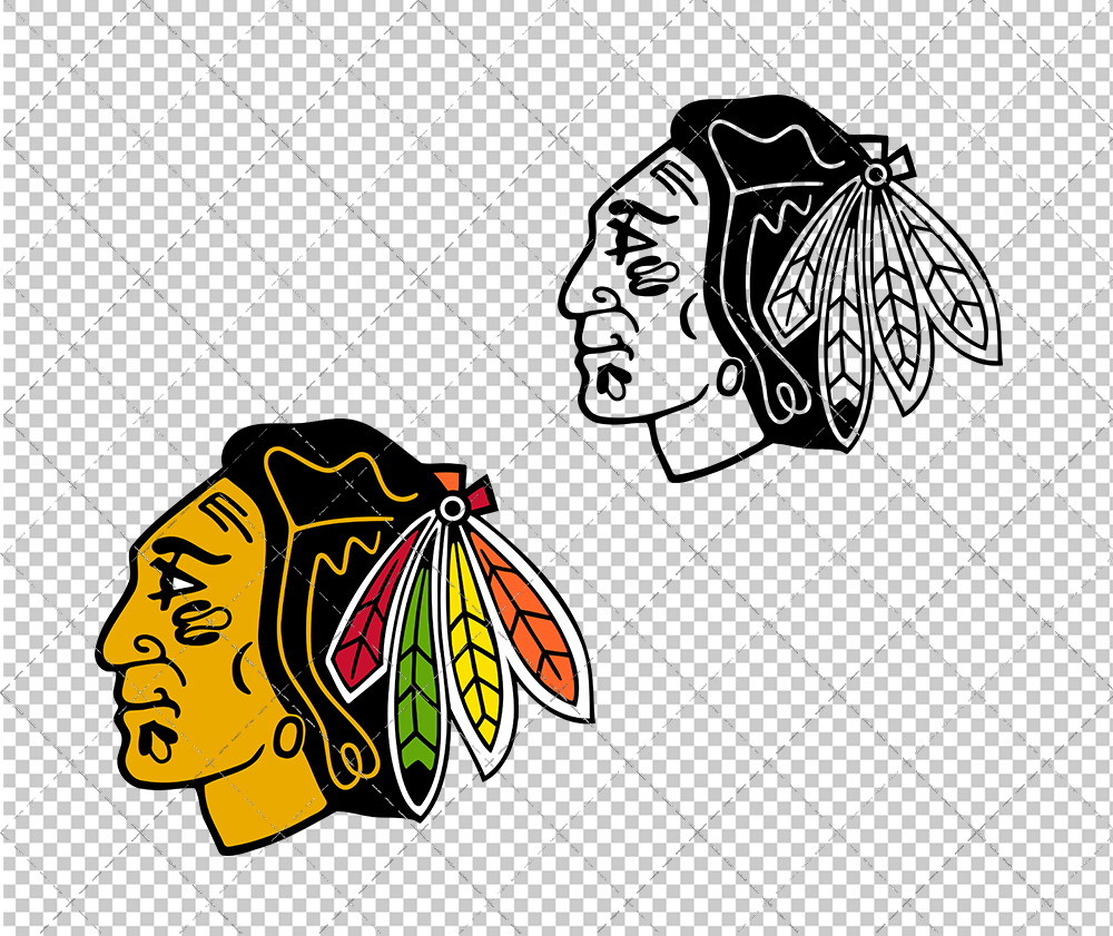 Chicago Blackhawks Alternate 1982, Svg, Dxf, Eps, Png - SvgShopArt