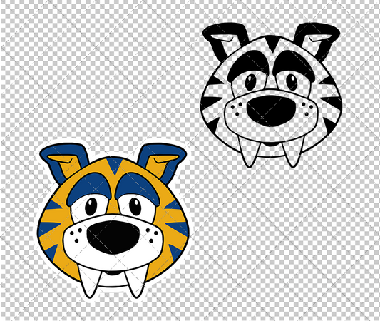 Buffalo Sabres Mascot Sabretooth, Svg, Dxf, Eps, Png - SvgShopArt