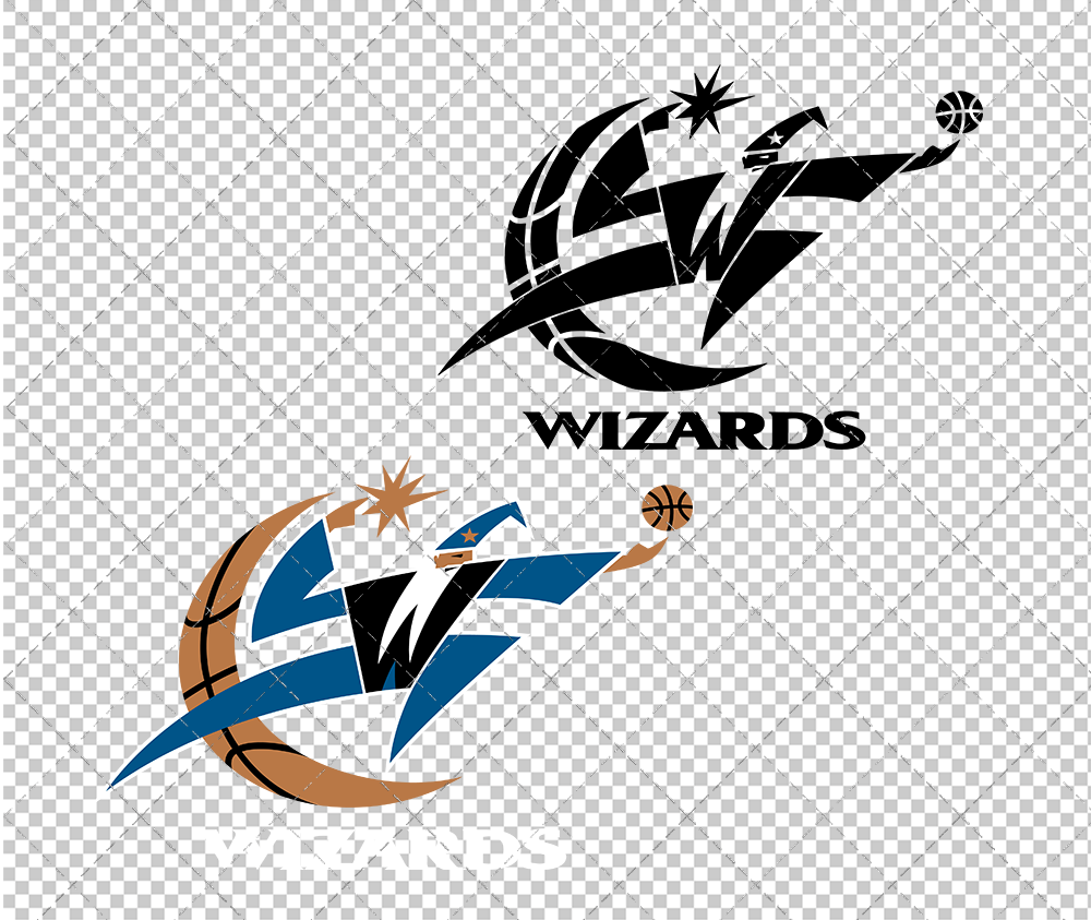 Washington Wizards Secondary 1997, Svg, Dxf, Eps, Png - SvgShopArt