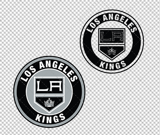 Los Angeles Kings Circle 2011 002, Svg, Dxf, Eps, Png - SvgShopArt