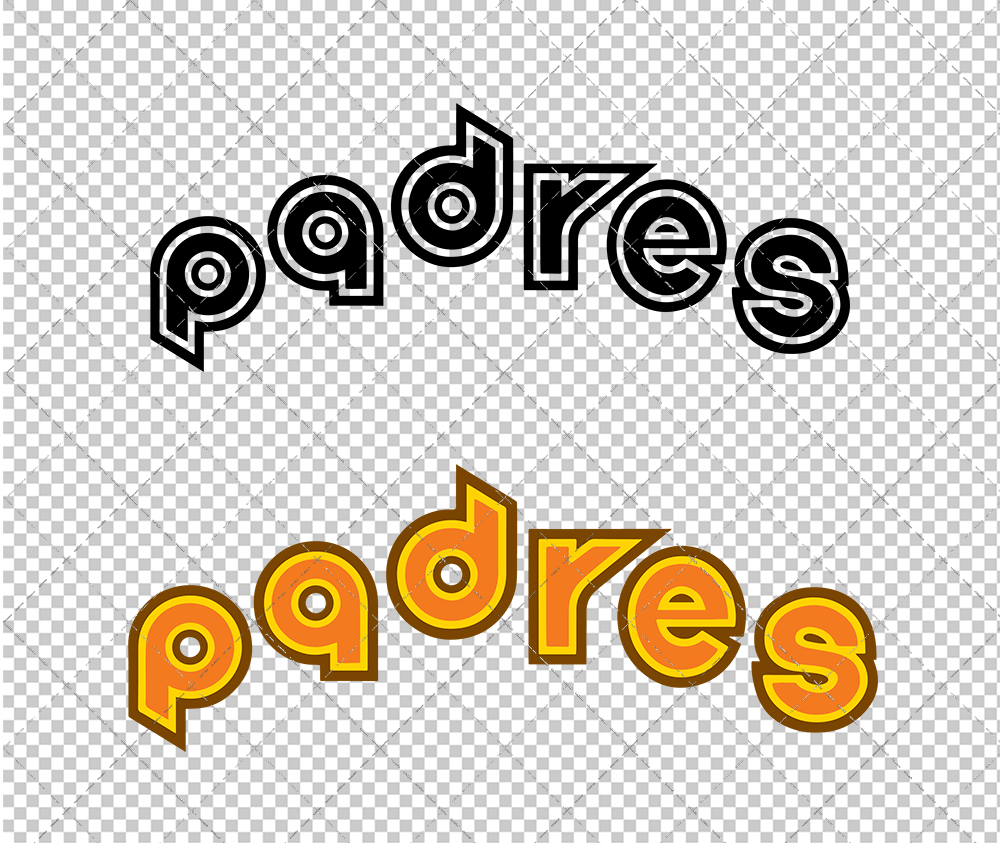 San Diego Padres Jersey 1980, Svg, Dxf, Eps, Png - SvgShopArt