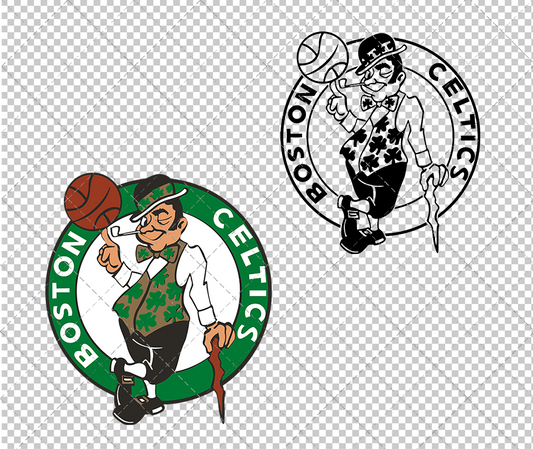 Boston Celtics 1996 002, Svg, Dxf, Eps, Png - SvgShopArt