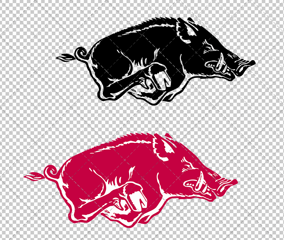 Arkansas Razorbacks 1967, Svg, Dxf, Eps, Png - SvgShopArt