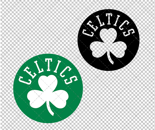 Boston Celtics Alternate 1998, Svg, Dxf, Eps, Png - SvgShopArt