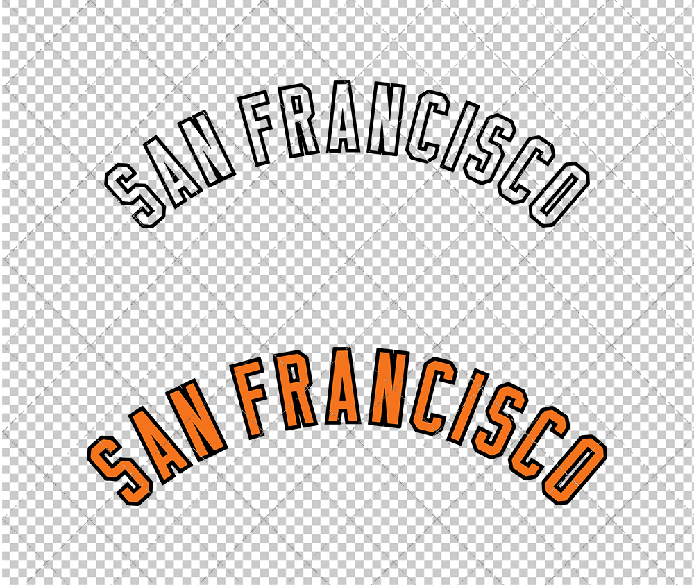 San Francisco Giants Jersey 1973, Svg, Dxf, Eps, Png - SvgShopArt