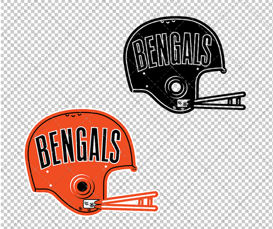 Cincinnati Bengals 1970, Svg, Dxf, Eps, Png - SvgShopArt