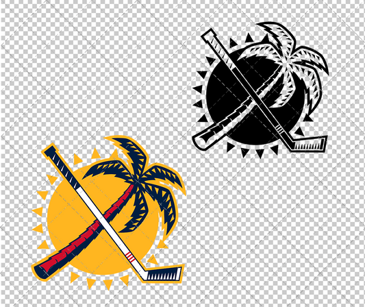 Florida Panthers Alternate 2008, Svg, Dxf, Eps, Png - SvgShopArt