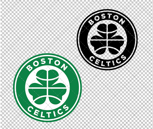 Boston Celtics Circle 1996 004, Svg, Dxf, Eps, Png - SvgShopArt