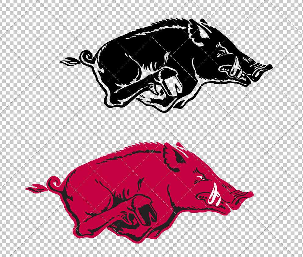 Arkansas Razorbacks Alternate 1967 002, Svg, Dxf, Eps, Png - SvgShopArt