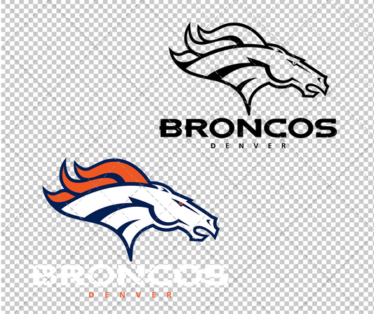 Denver Broncos Alternate 1997 003, Svg, Dxf, Eps, Png - SvgShopArt