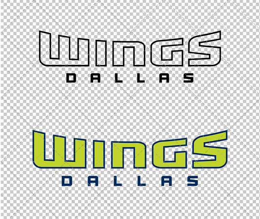 Dallas Wings Wordmark 2016 002, Svg, Dxf, Eps, Png - SvgShopArt