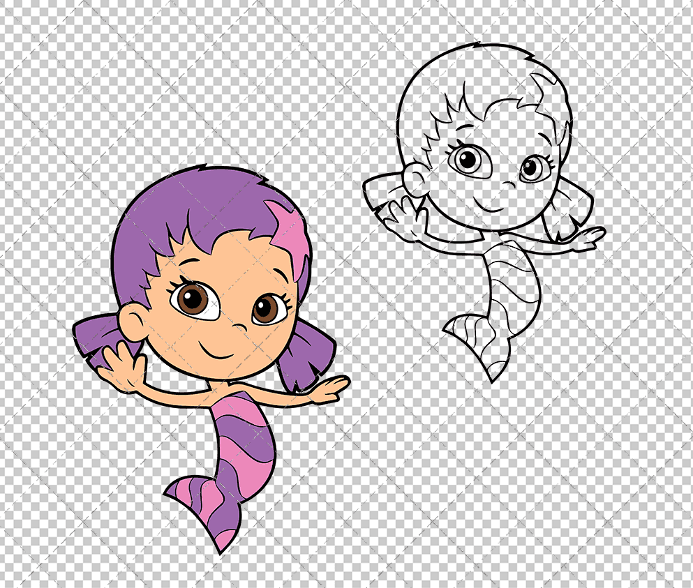 Oona - Bubble Guppies, Svg, Dxf, Eps, Png - SvgShopArt