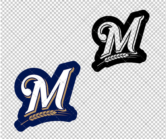 Milwaukee Brewers Concept 2000, Svg, Dxf, Eps, Png - SvgShopArt