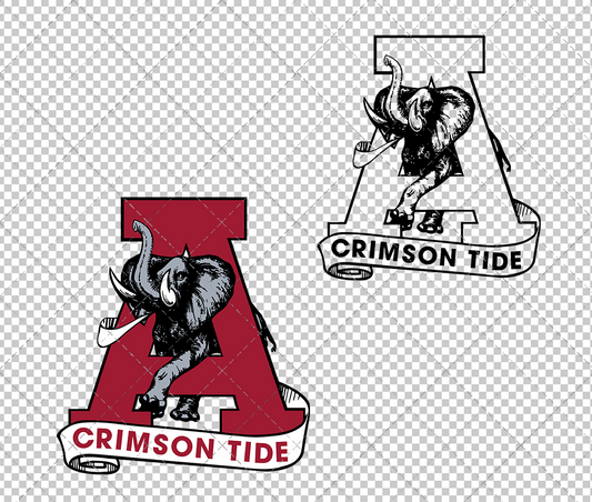 Alabama Crimson Tide 1973, Svg, Dxf, Eps, Png - SvgShopArt