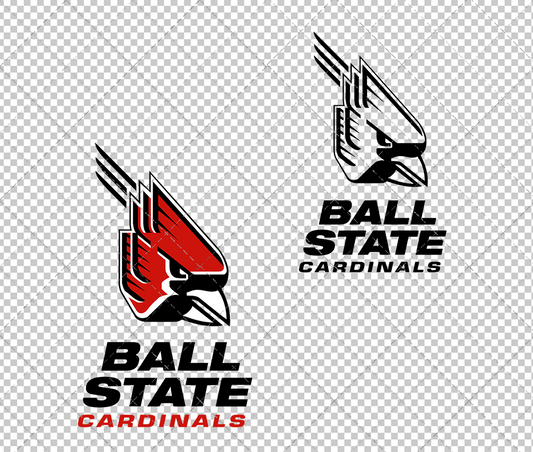 Ball State Cardinals Alternate 1990 004, Svg, Dxf, Eps, Png - SvgShopArt