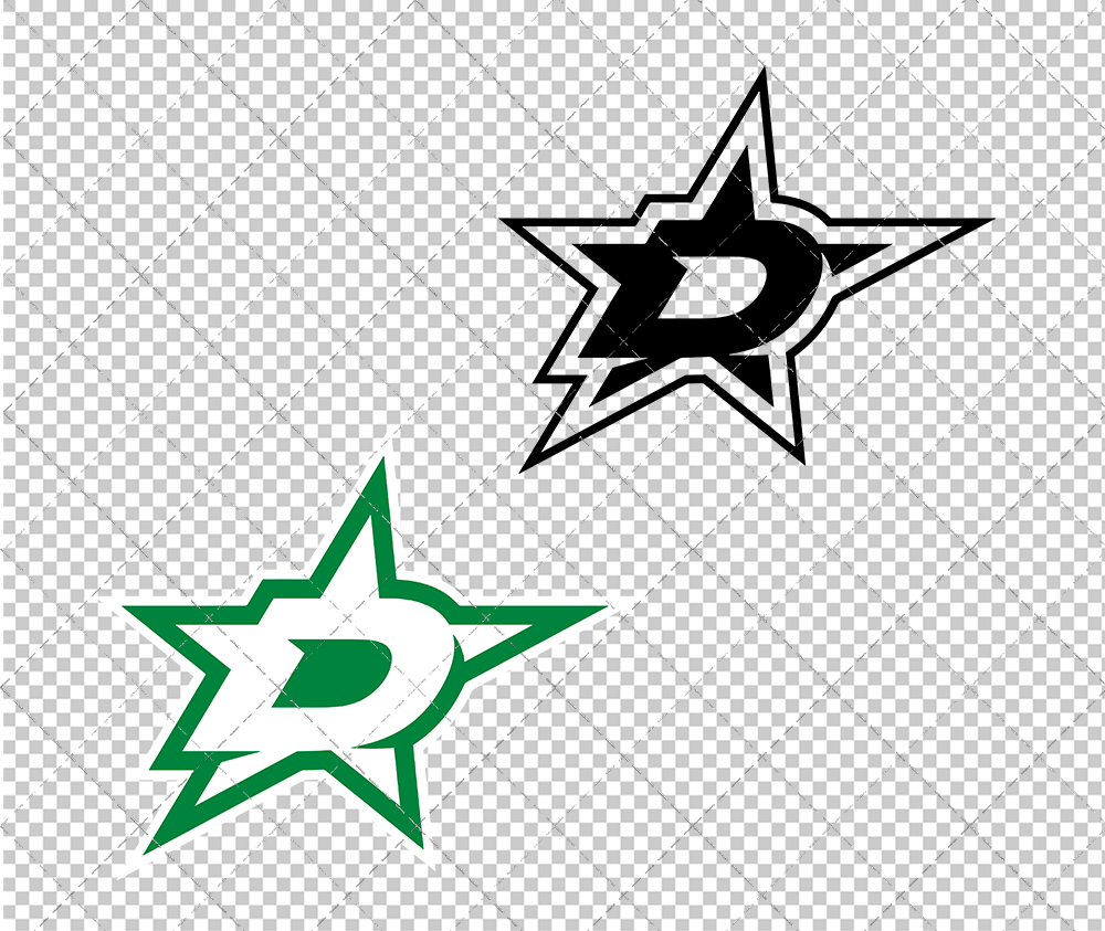 Dallas Stars Concept 2021 006, Svg, Dxf, Eps, Png - SvgShopArt