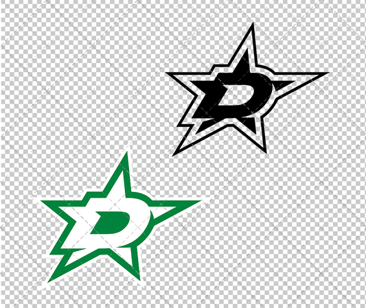 Dallas Stars Concept 2021 006, Svg, Dxf, Eps, Png - SvgShopArt