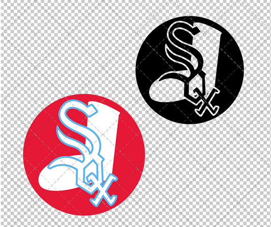 Chicago White Sox Alternate 1971 002, Svg, Dxf, Eps, Png - SvgShopArt