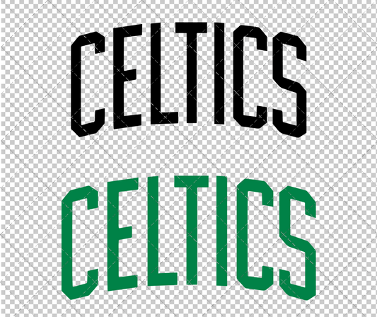 Boston Celtics Jersey 1968, Svg, Dxf, Eps, Png - SvgShopArt