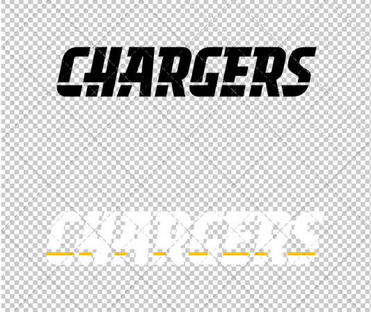 Los Angeles Chargers Wordmark 2017 004, Svg, Dxf, Eps, Png - SvgShopArt