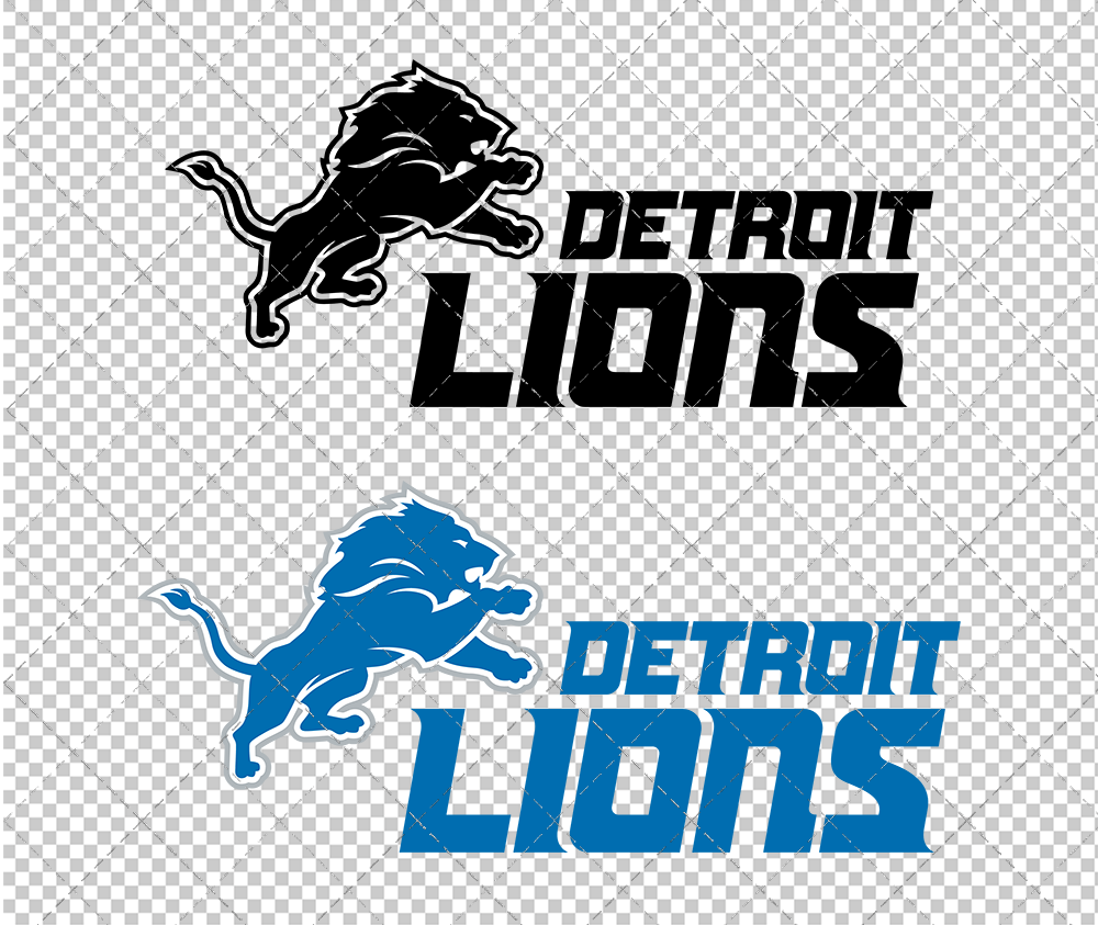 Detroit Lions Alternate 2017, Svg, Dxf, Eps, Png - SvgShopArt