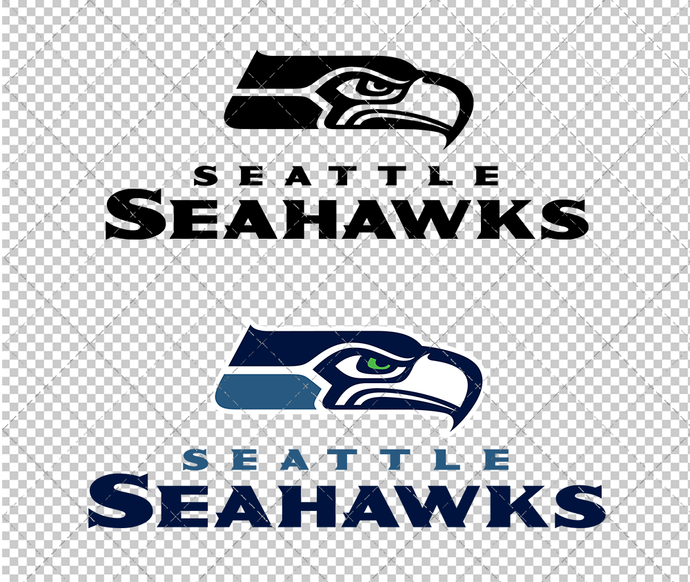 Seattle Seahawks Alternate 2002, Svg, Dxf, Eps, Png - SvgShopArt