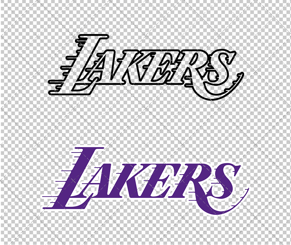 Los Angeles Lakers Concept 1999 003, Svg, Dxf, Eps, Png - SvgShopArt